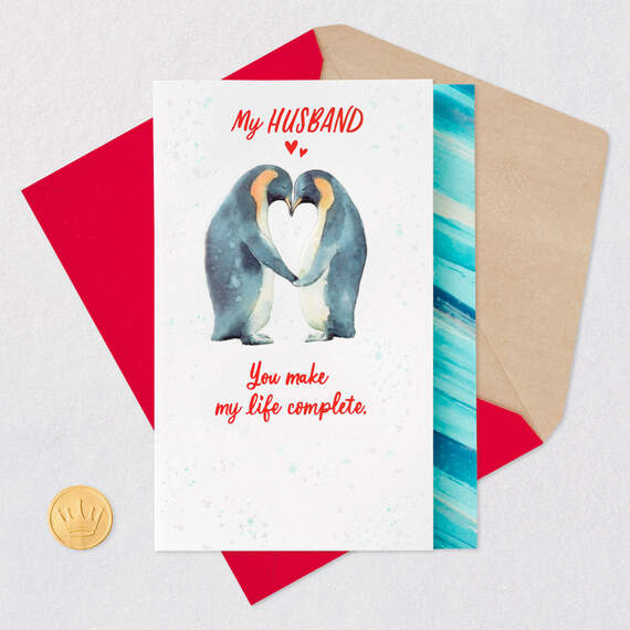 You Make My Life Complete Valentine's Day Card for Husband, , large image number 6