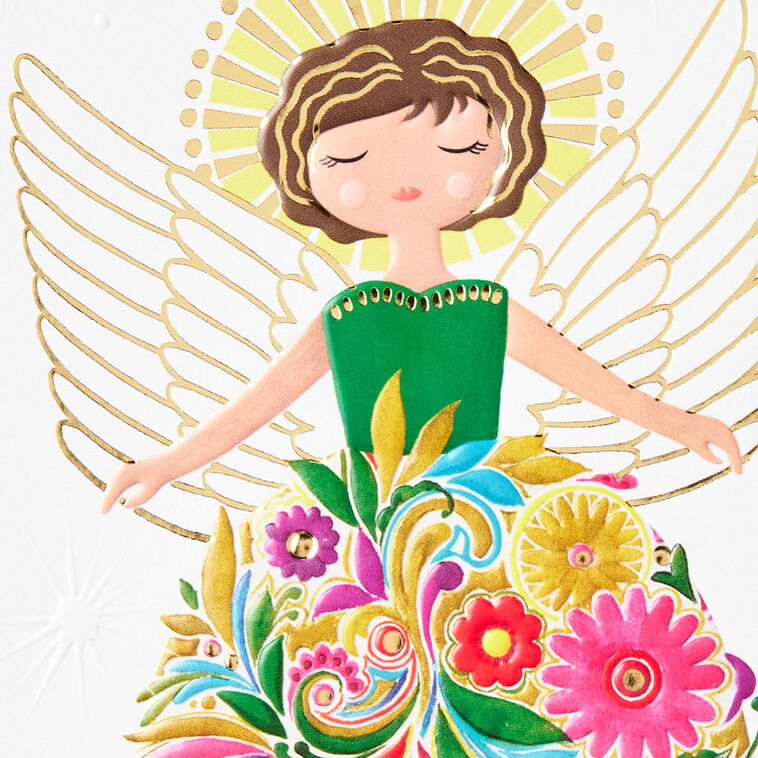 Peaceful Angel UNICEF Boxed Christmas Cards Cover Detail image number 6