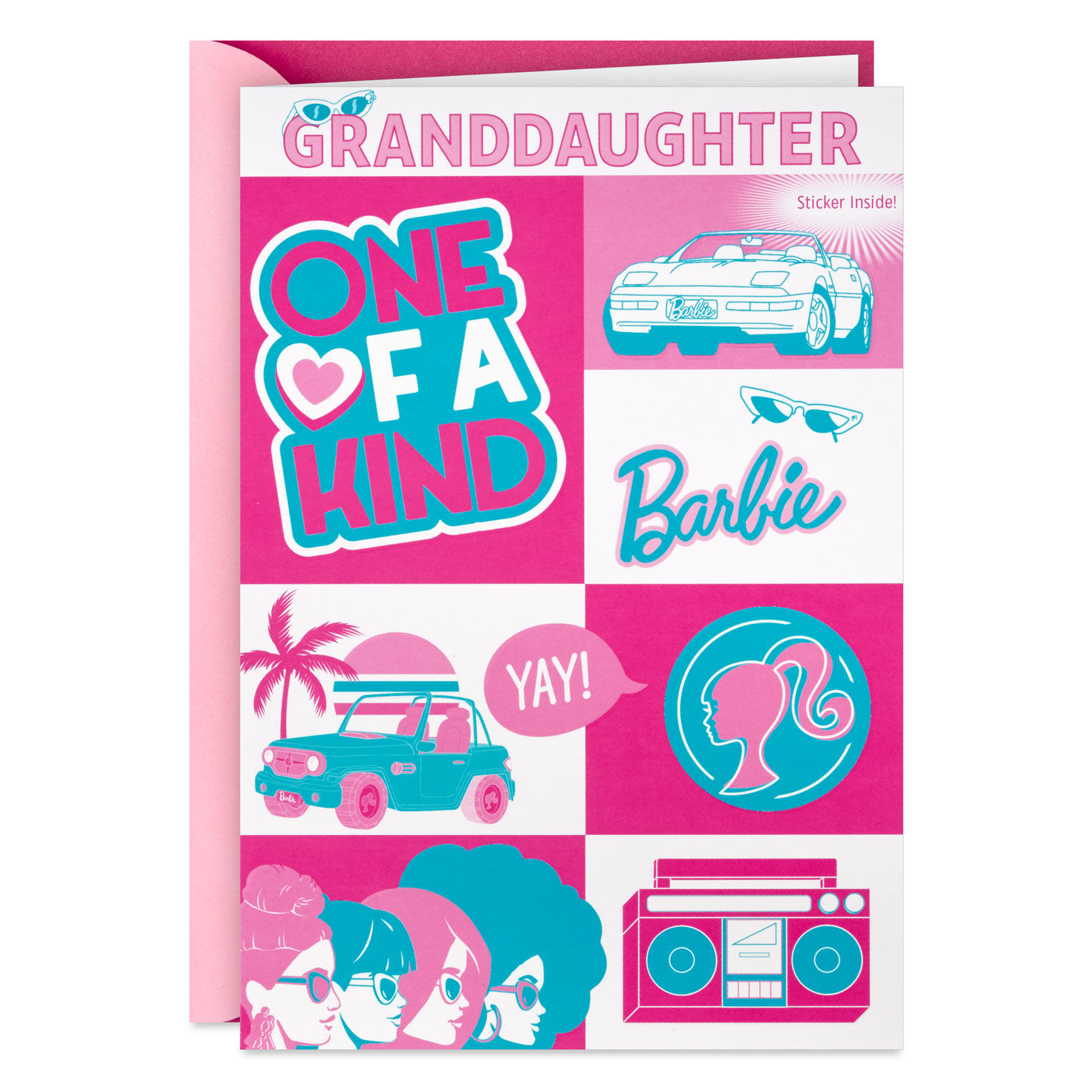 Barbie™ You’re One-of-a-Kind Birthday Card With Sticker for Granddaughter for only USD 5.99 | Hallmark