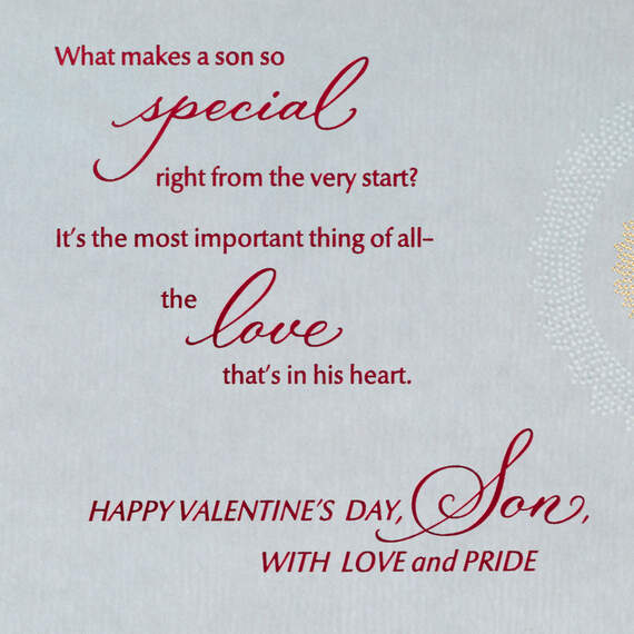 Love and Pride Valentine's Day Card for Son, , large image number 3
