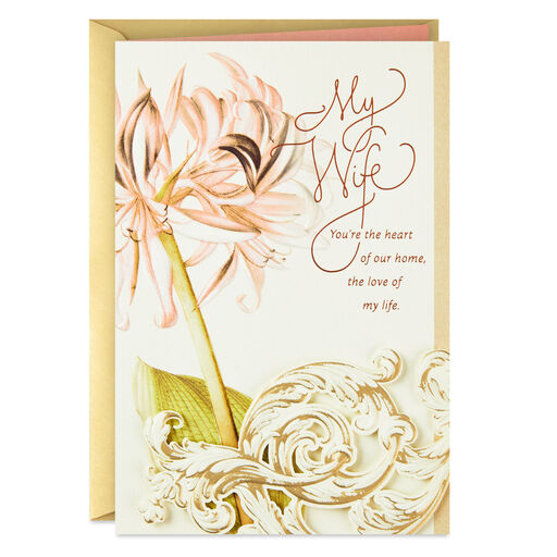 The Heart of Our Home Mother's Day Card for Wife, 