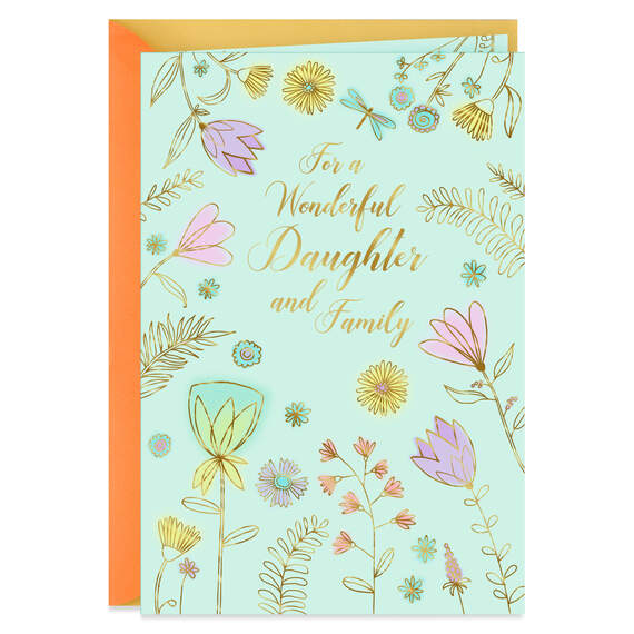 All the Love and Laughter Easter Card for Daughter and Family