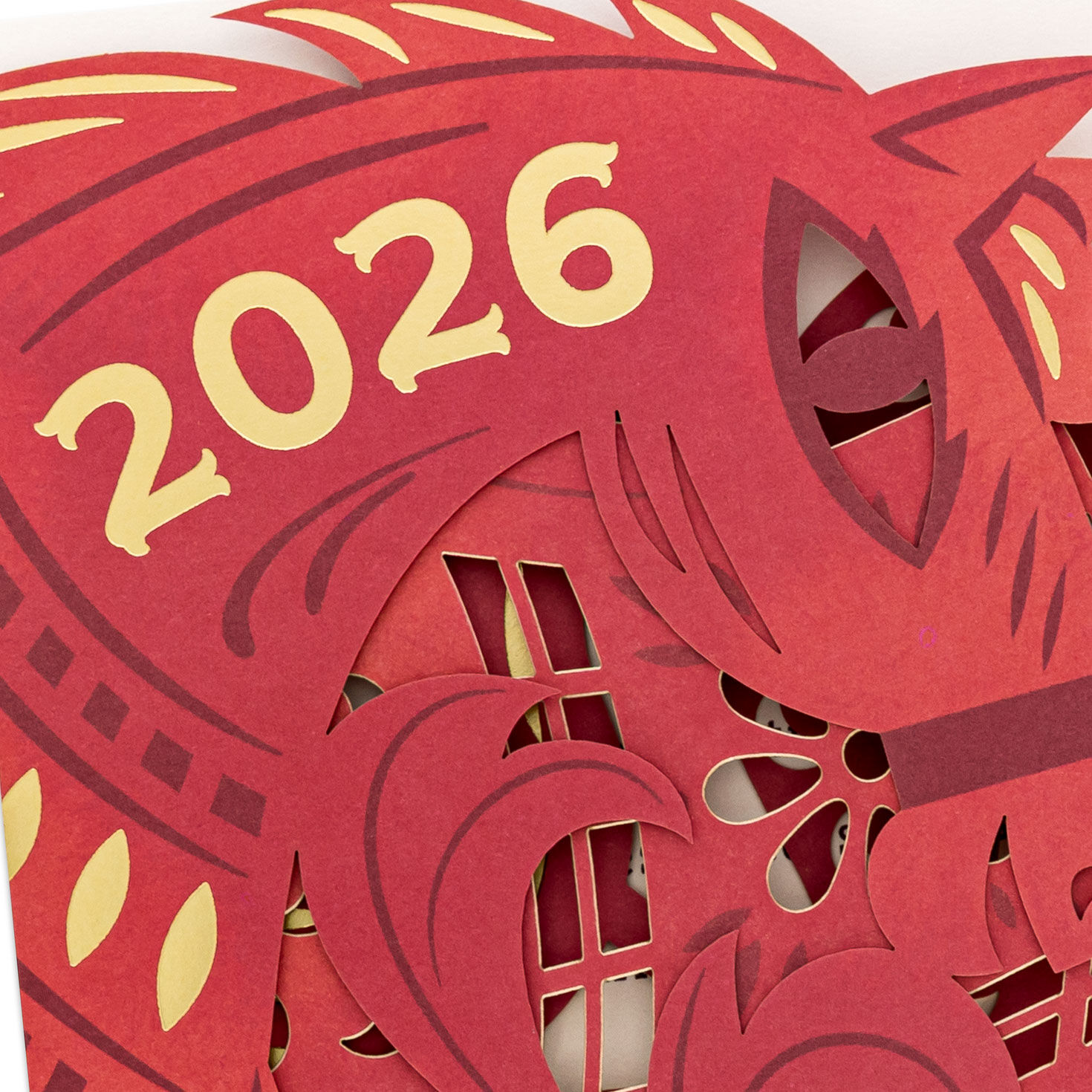 2026 Year of the Horse Chinese New Year Card Card Front Detail image number 5