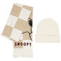 Peanuts Snoopy Winter Scarf and Beanie Set Back flat image number 2