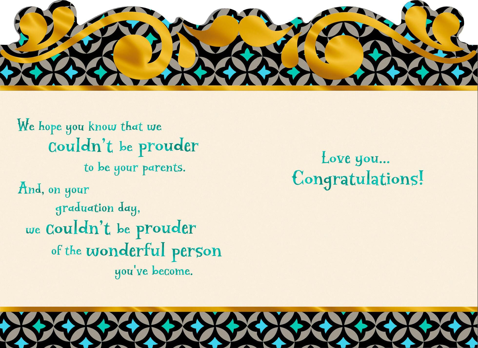 We Couldn't Be Prouder Graduation Card From Parents