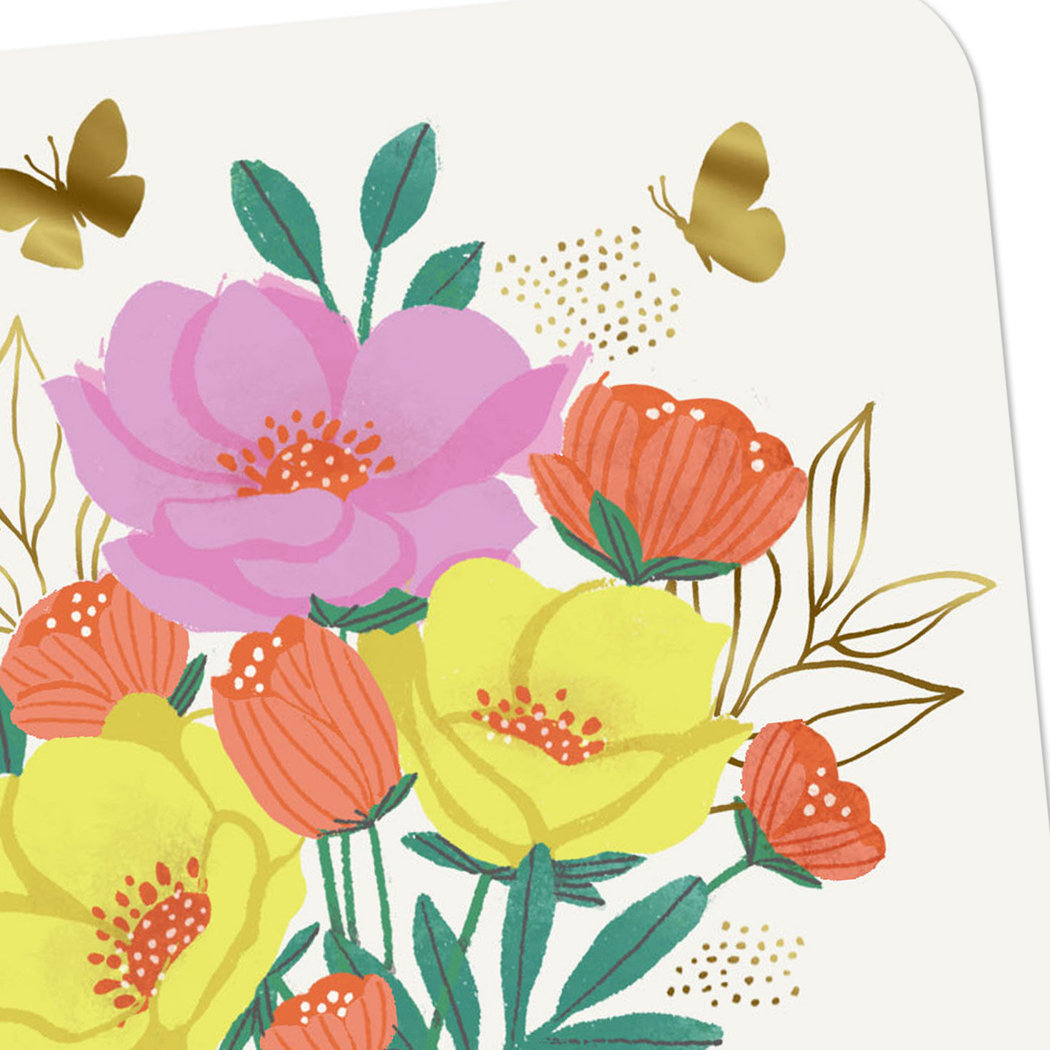 Butterflies and Flowers in Vase Blank Card - Greeting Cards | Hallmark