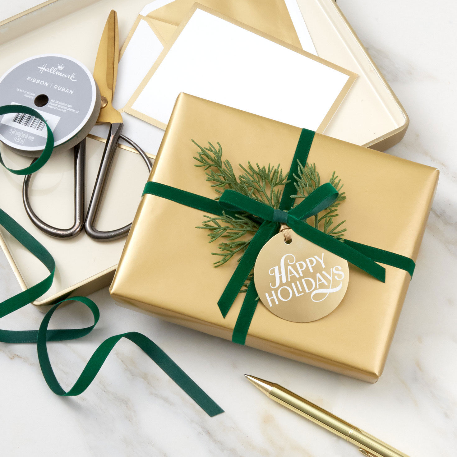 Forest Green Holiday Ribbon in use image number 2