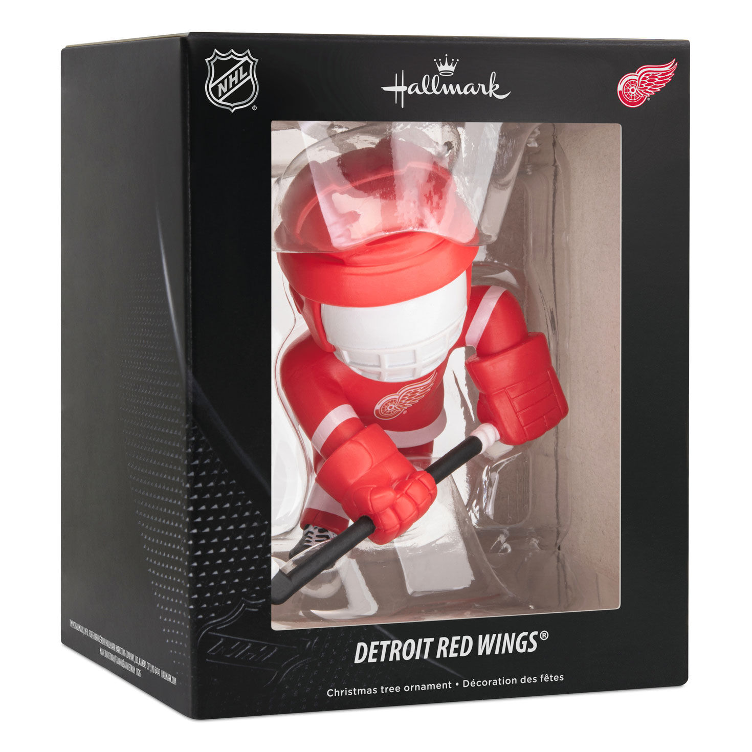 Detroit Red Wings Hockey Player Christmas Ornament package front image number 7