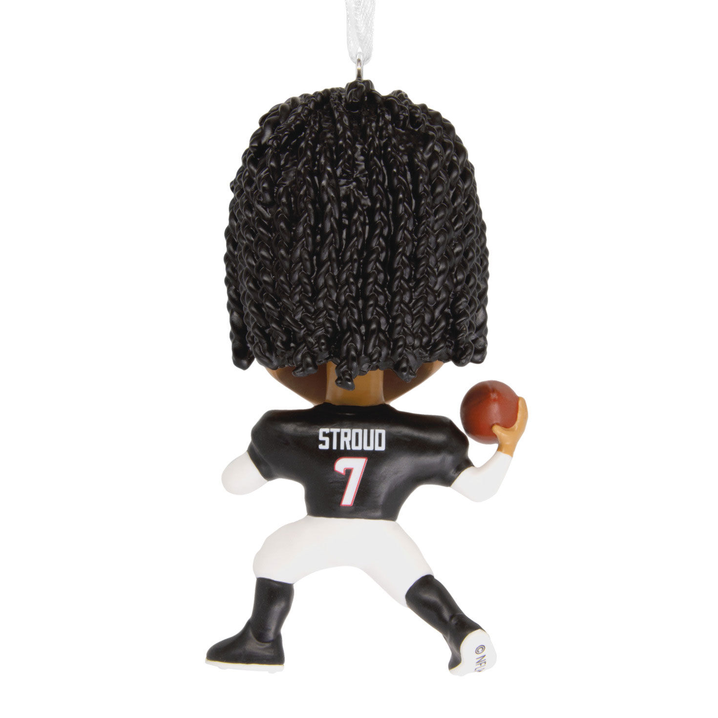 C.J. Stroud Bobblehead Christmas Ornament back image number 6