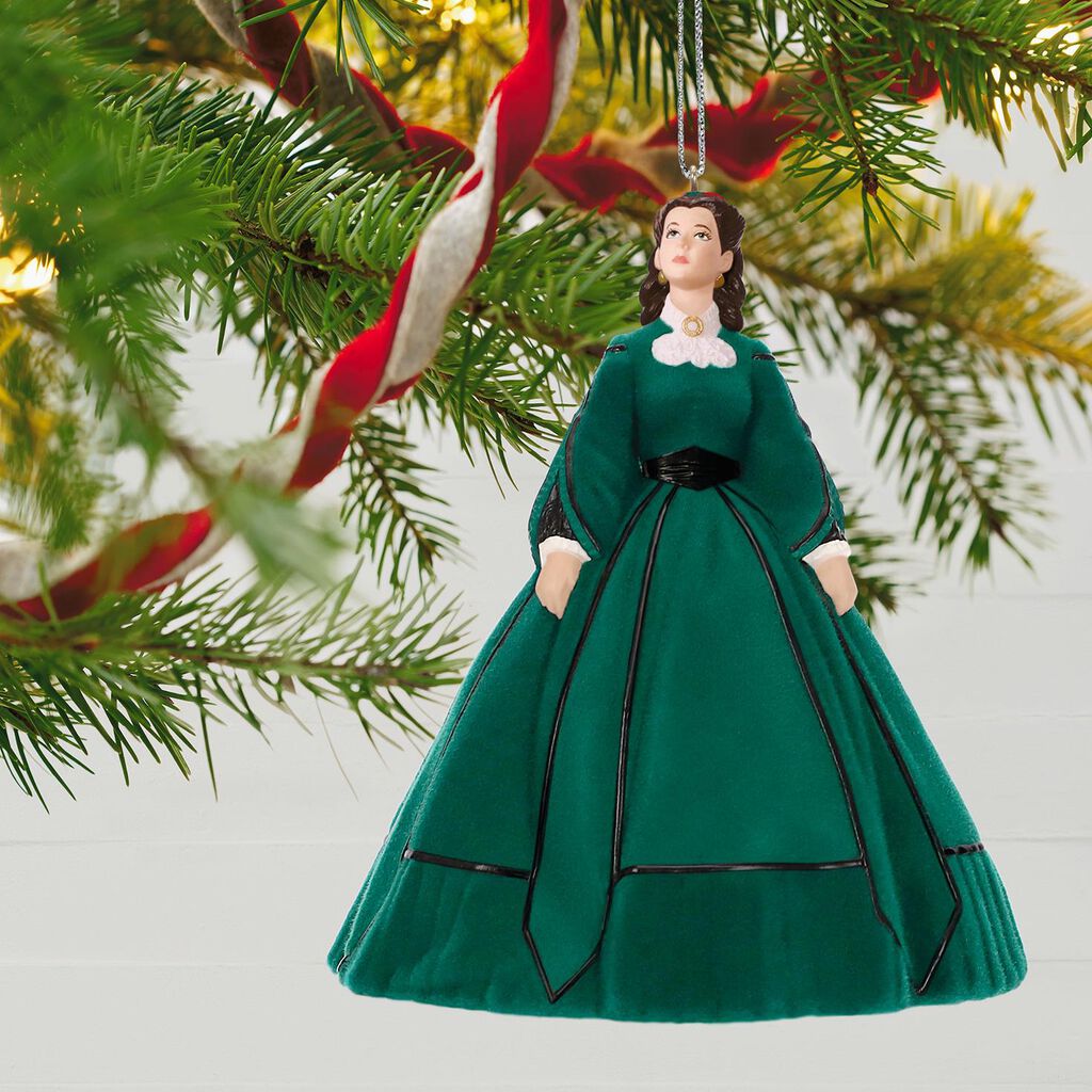 gone with the wind scarlett s christmas dress ornament keepsake
