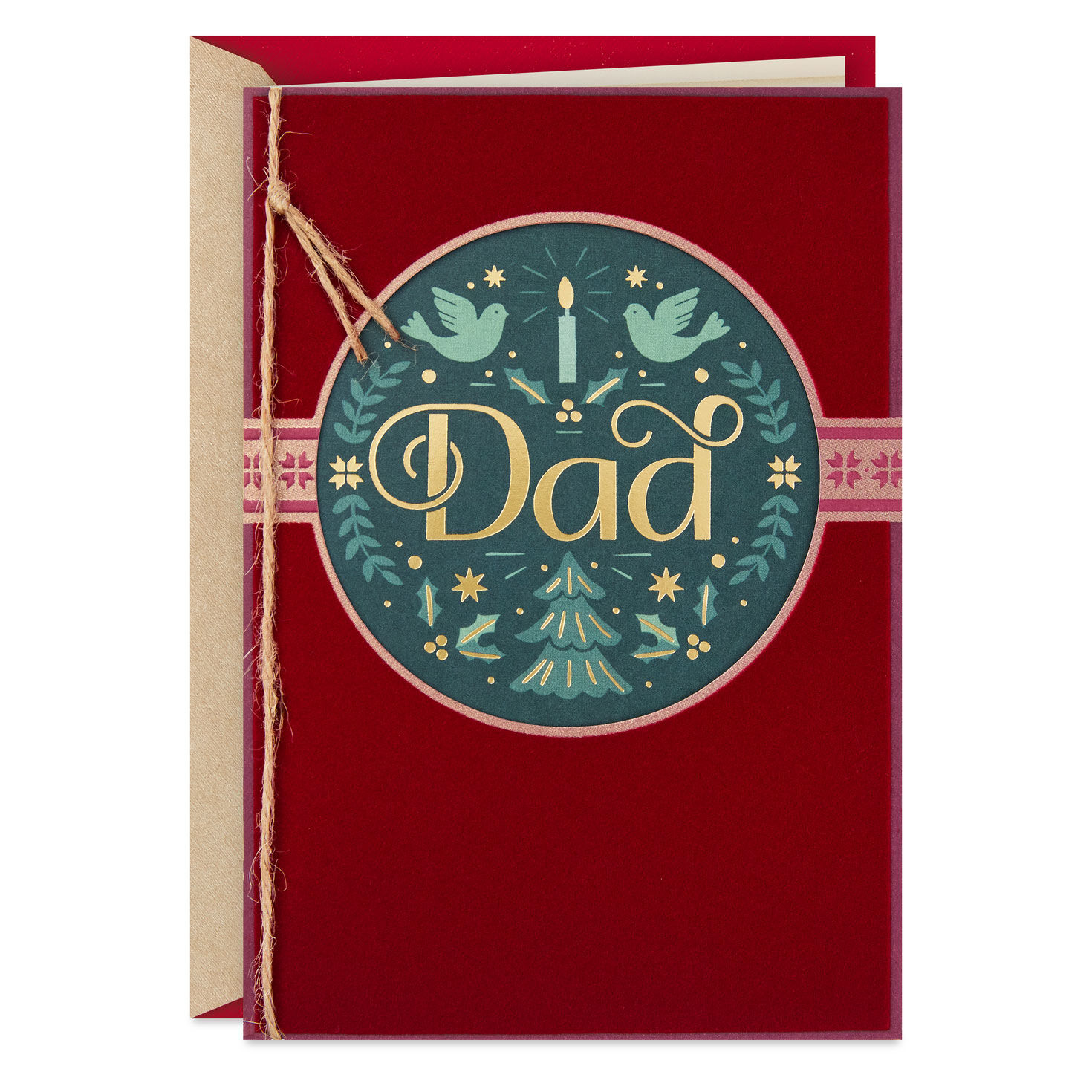 Your Love Speaks Volumes Christmas Card for Dad