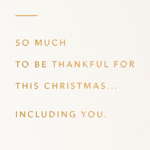 Merry and Thankful for You Christmas Card, 