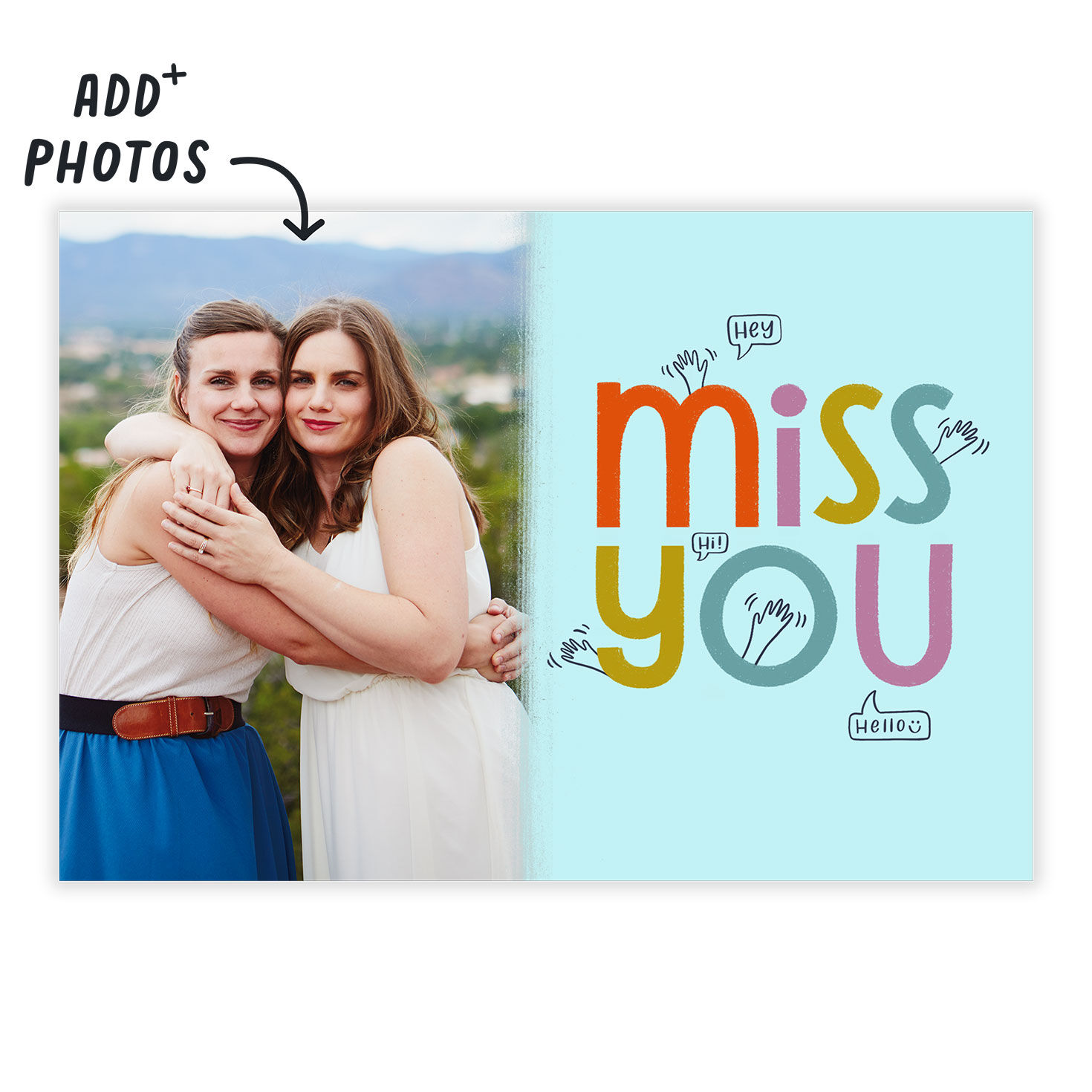 Personalized Miss You Photo Card for only USD 4.99 | Hallmark