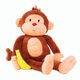 Goin' Bananas Monkey Singing Stuffed Animal, 12"