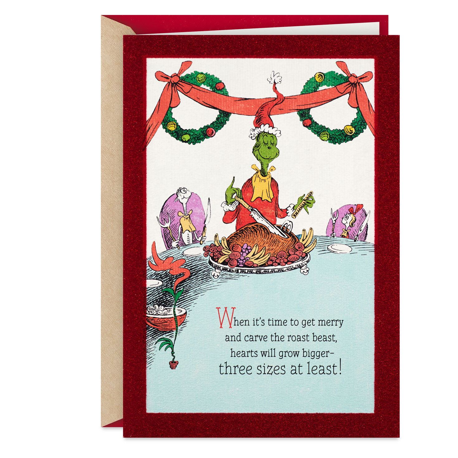 Dr. Seuss's How the Grinch Stole Christmas!™ Hearts Will Grow Bigger Christmas Card