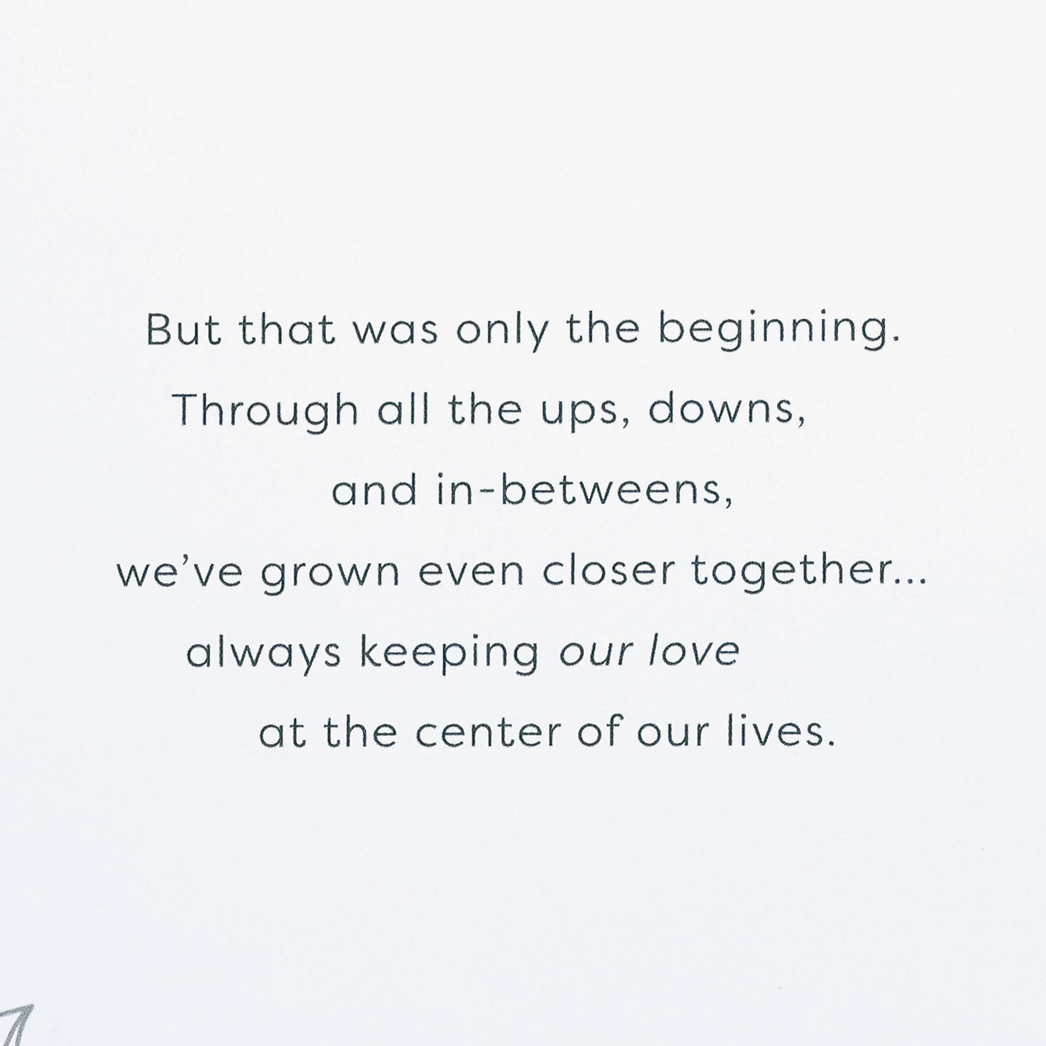Green Leaves Anniversary Card for Husband Sentiment image number 2