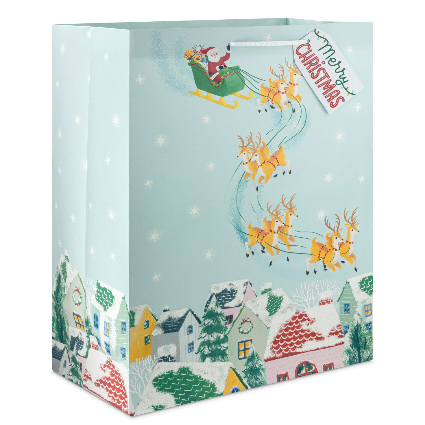 20 Santa s Sleigh Jumbo Christmas Gift Bag Gift Bags Hallmark