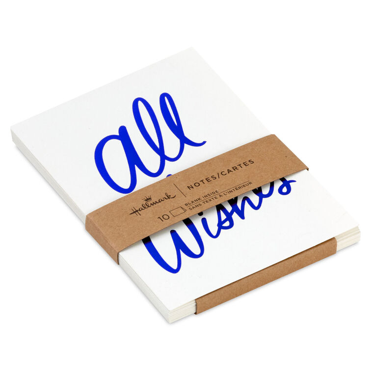 All the Wishes Blank Notes, Pack of 10