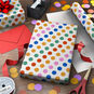 Rainbow Polka Dots Wrapping Paper Mini Roll, 38.8 sq. ft., , large image number 3