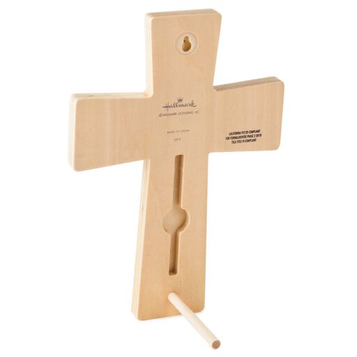 My Bible Stories Cross Wood Sign, 7.25x10.5, 