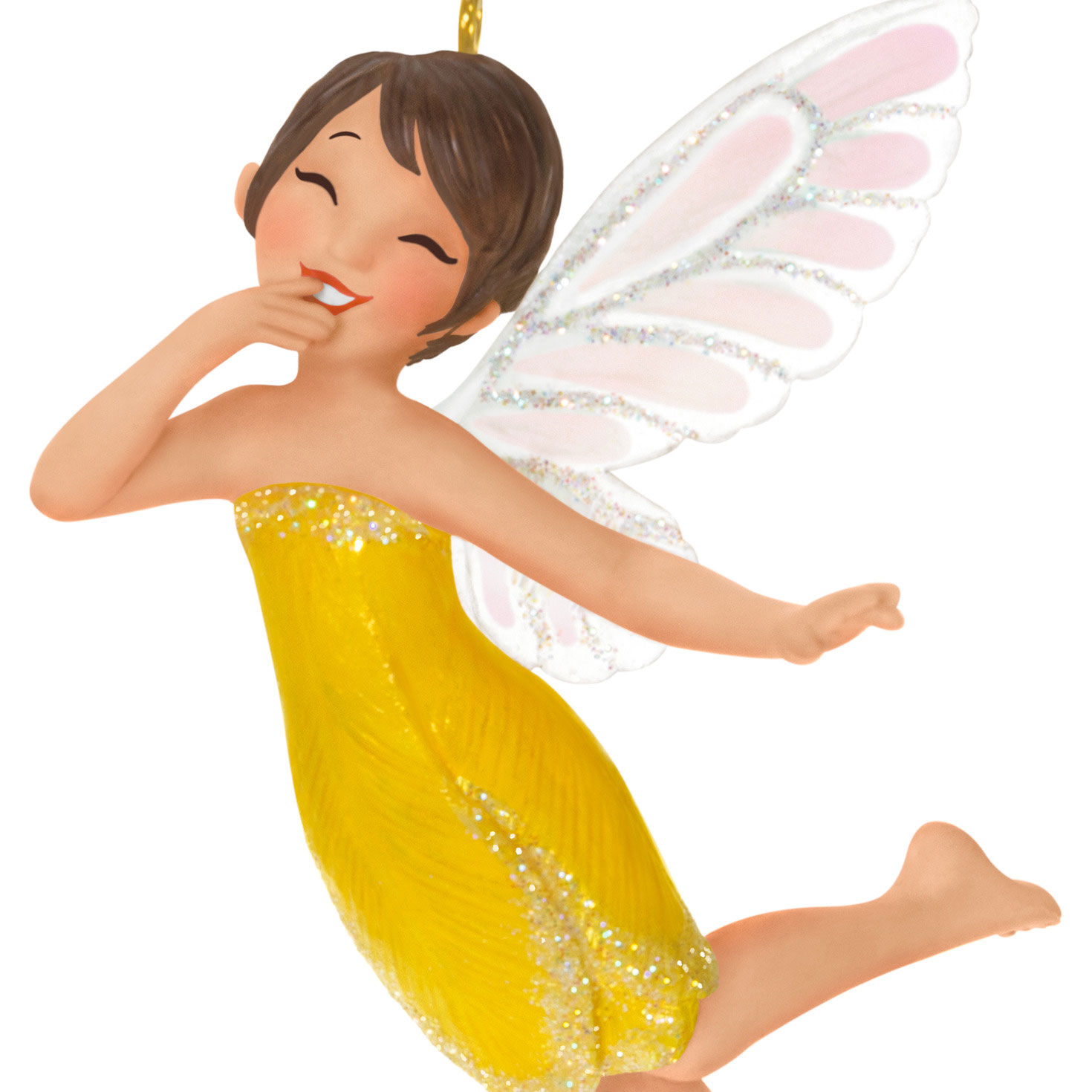 Yellow Dress Fairy Keepsake Ornament  image number 5