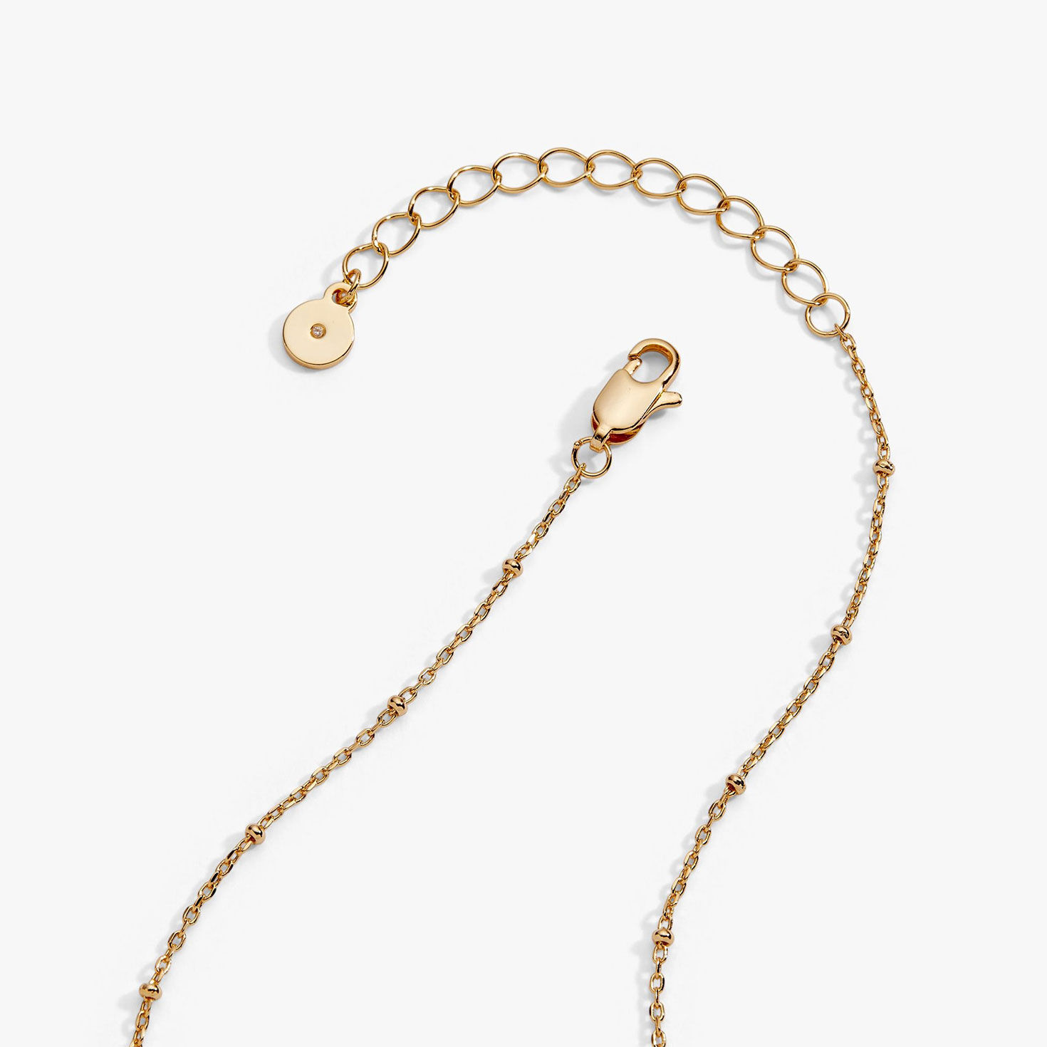 Alex And Ani Tennis Racket Y-Necklace upclose detail image number 2