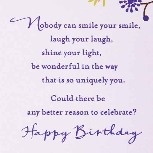 Wonderfully, Uniquely You Birthday Card for Granddaughter, 