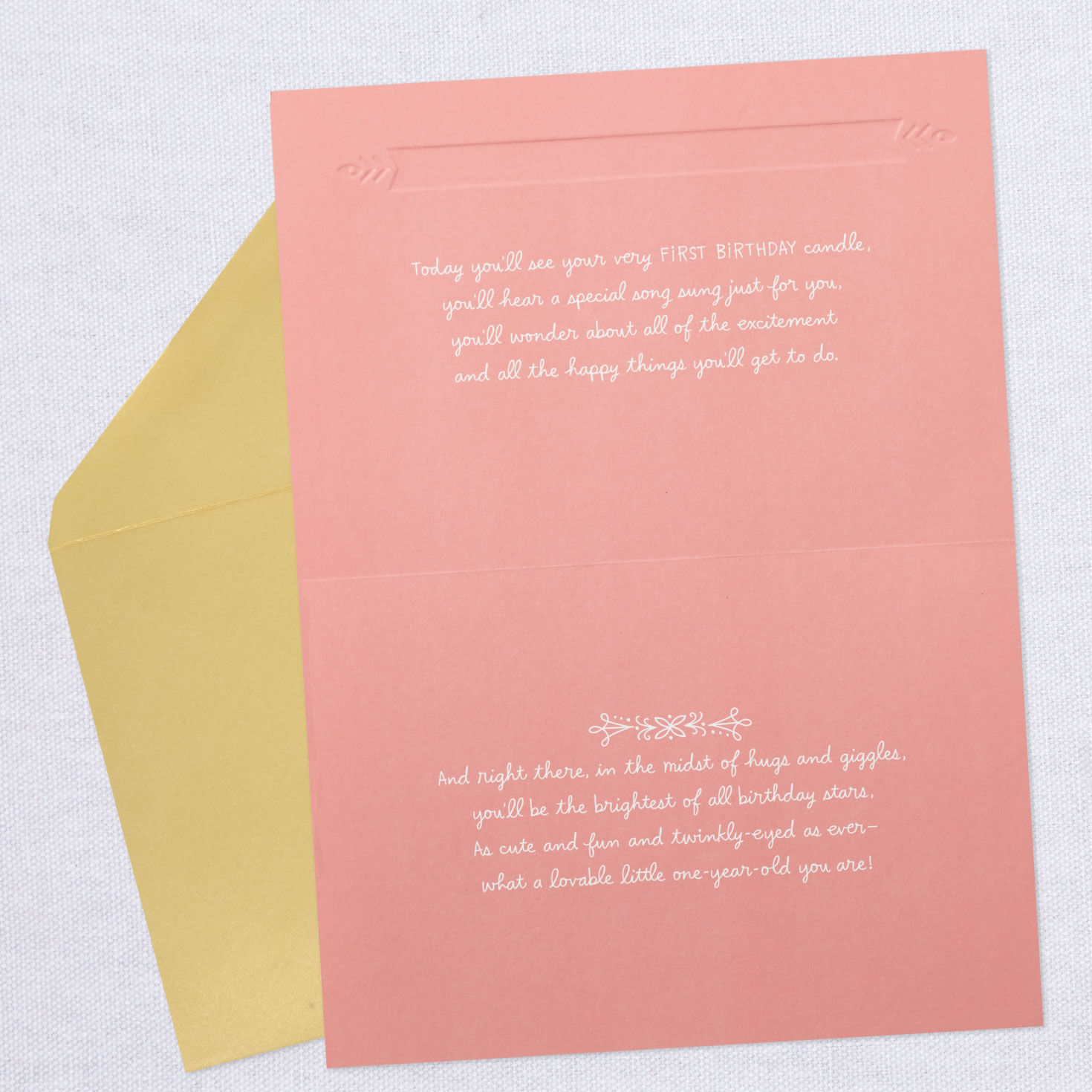 Cute Bear Blessed and Loved First Birthday Card for only USD 5.99 | Hallmark