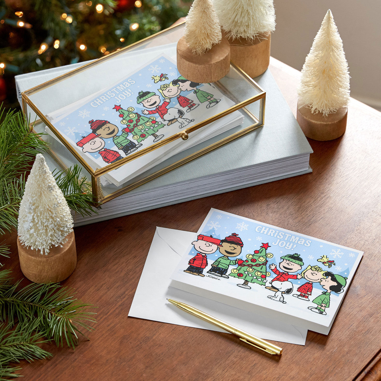 Good News Christian Faith Peanuts Christmas Cards  image number 8