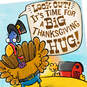 Turkey Hug Funny Pop-Up Thanksgiving Card, , large image number 4