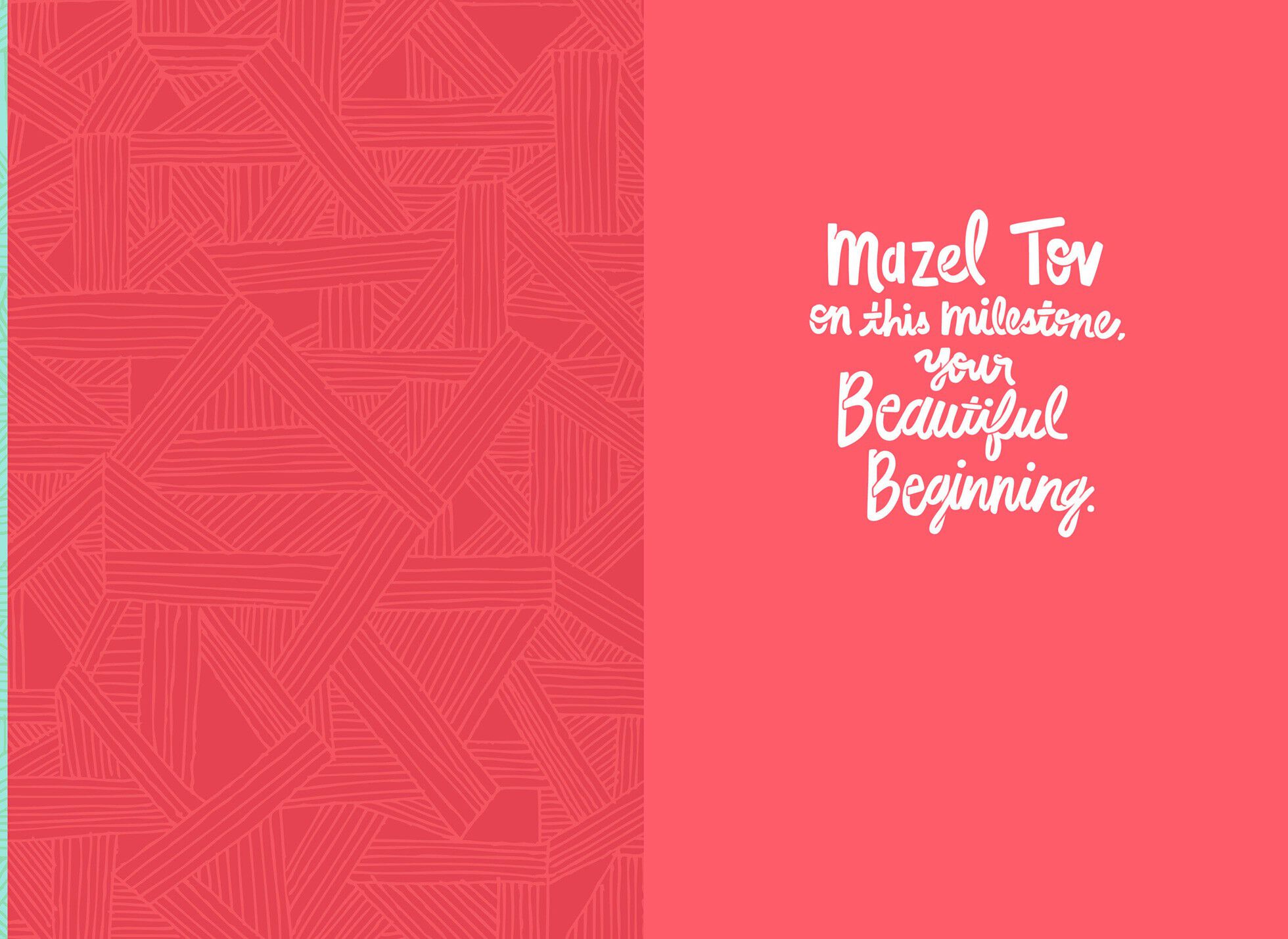 What a Woman! Mazel Tov Congratulations Card