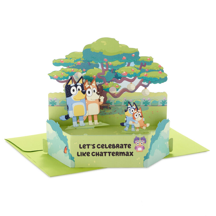 Bluey Day Full of Good Memories Pop-Up Card