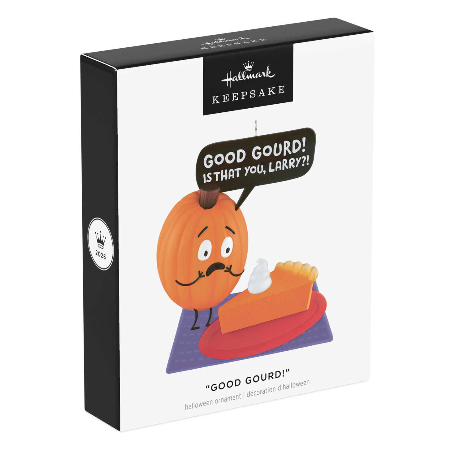 Pumpkin Pie Cartoon Keepsake Ornament Package Front image number 5