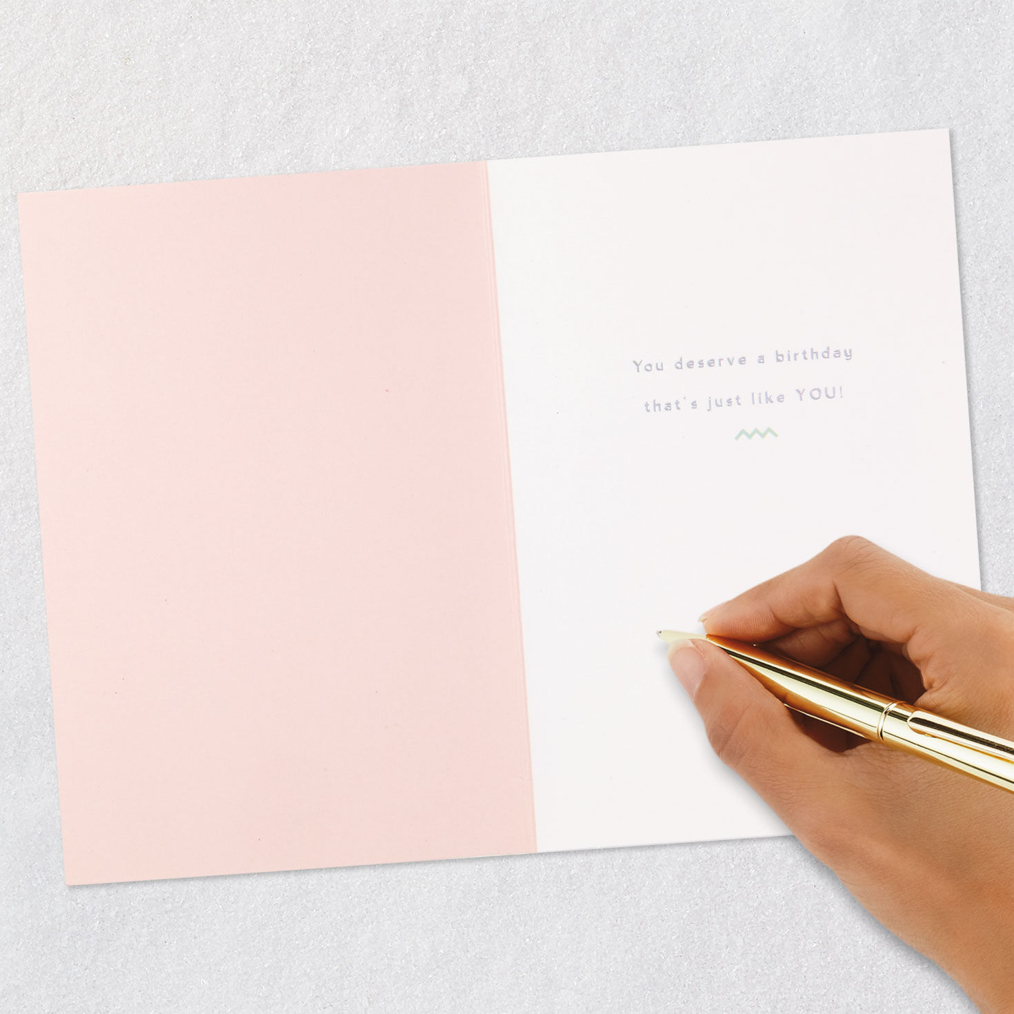 Unicorn on Pink Birthday Card Signing card image number 6