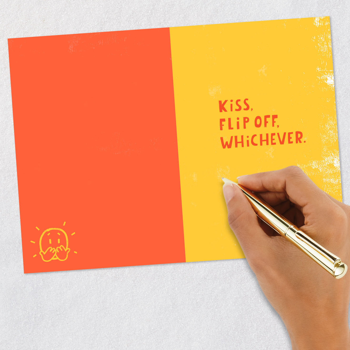 Adult Humor Flip Off Job Retirement Card Signing card image number 6