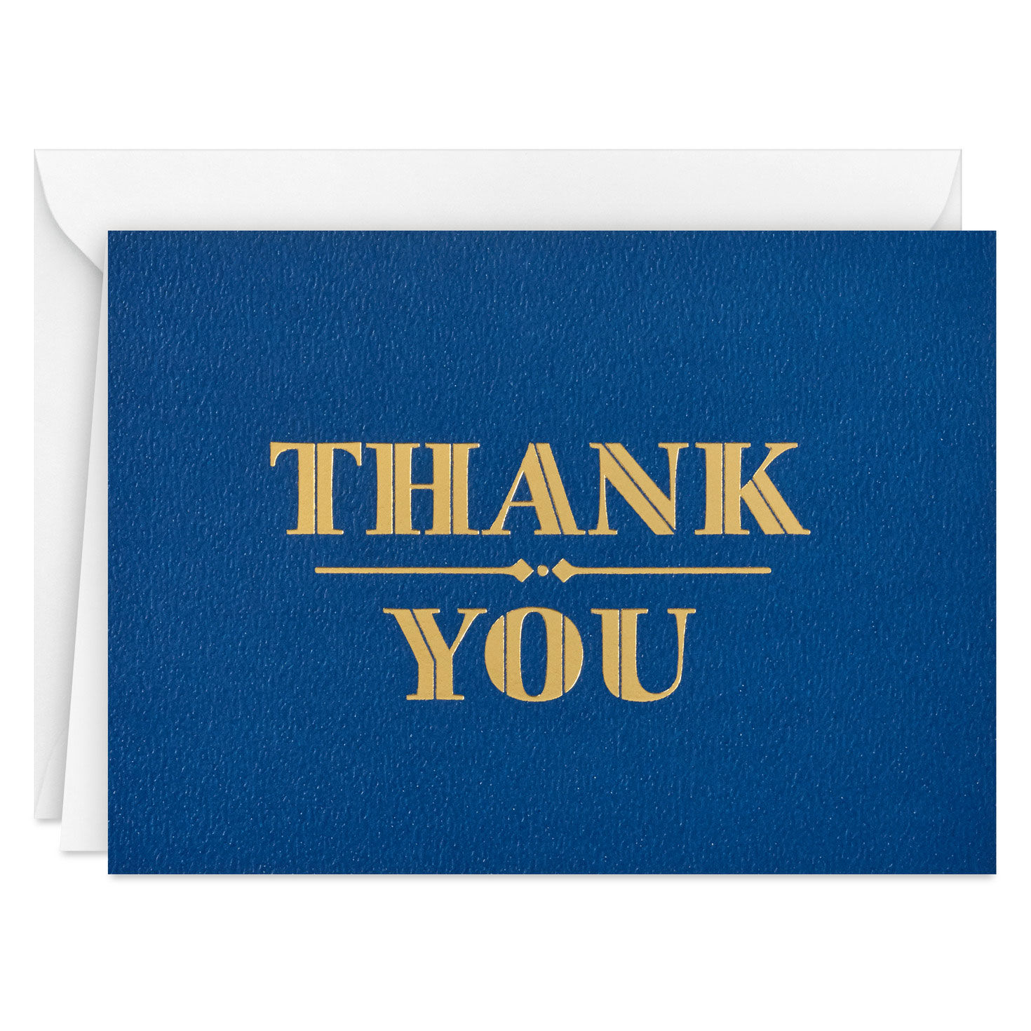 Gold on Navy Blank Thank You Notes, Pack of 10 for only USD 10.49 | Hallmark