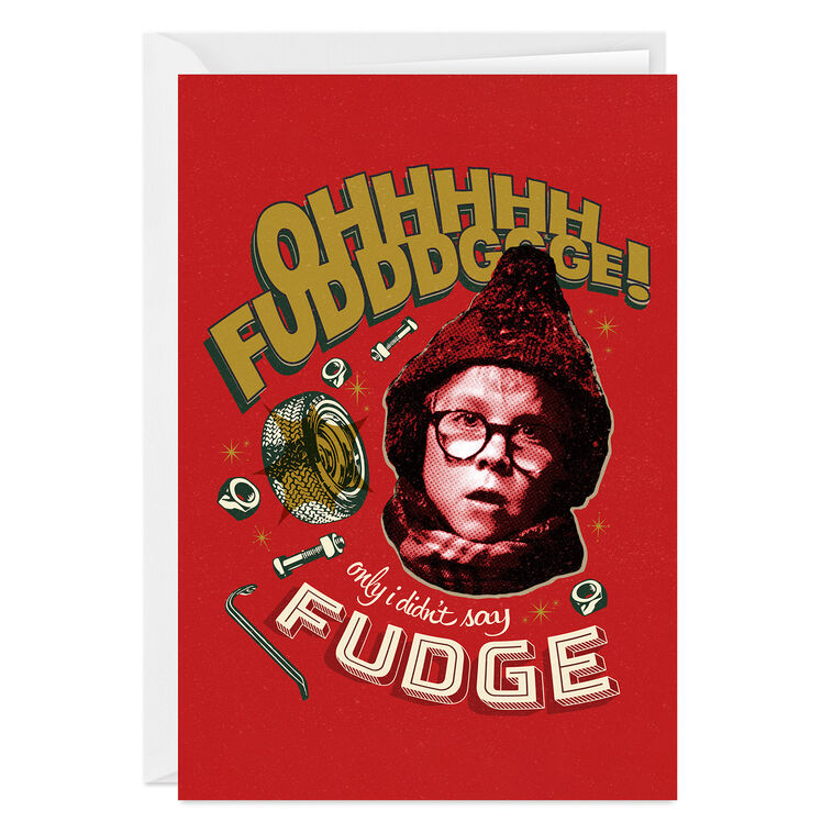A Christmas Story™ Ohhhhh Fudddggge Custom Christmas Card