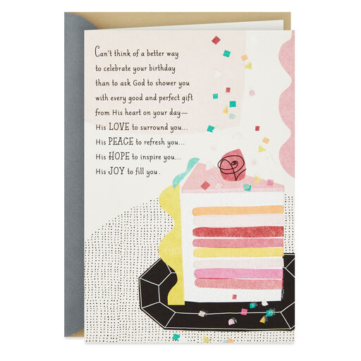 Every Good and Perfect Gift Religious Birthday Card, 