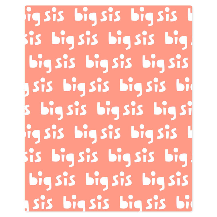 Big Sis Fleece Blanket Flat image number 2