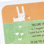 Bunny and Flowers Religious Encouragement Card Card Front Detail image number 5