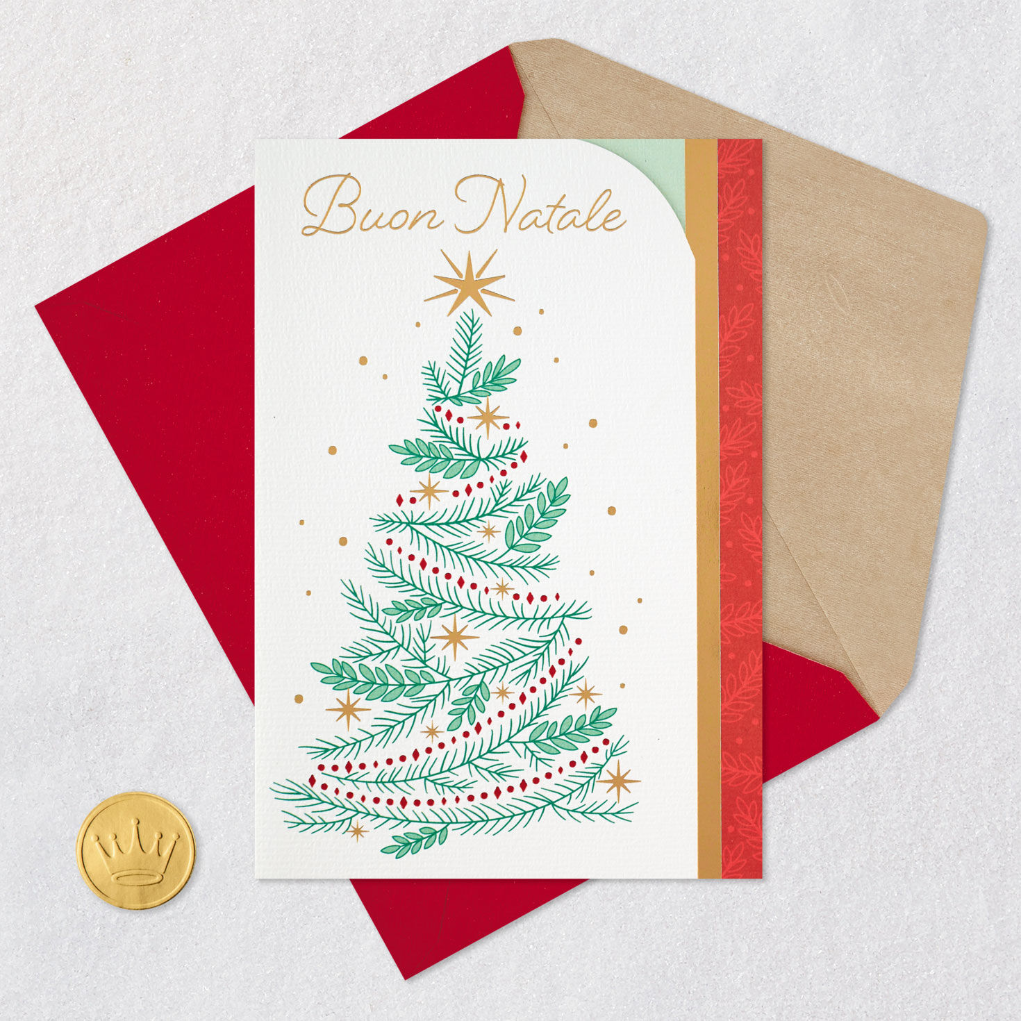You Brighten the Year Italian-Language Christmas Card for only USD 4.59 | Hallmark