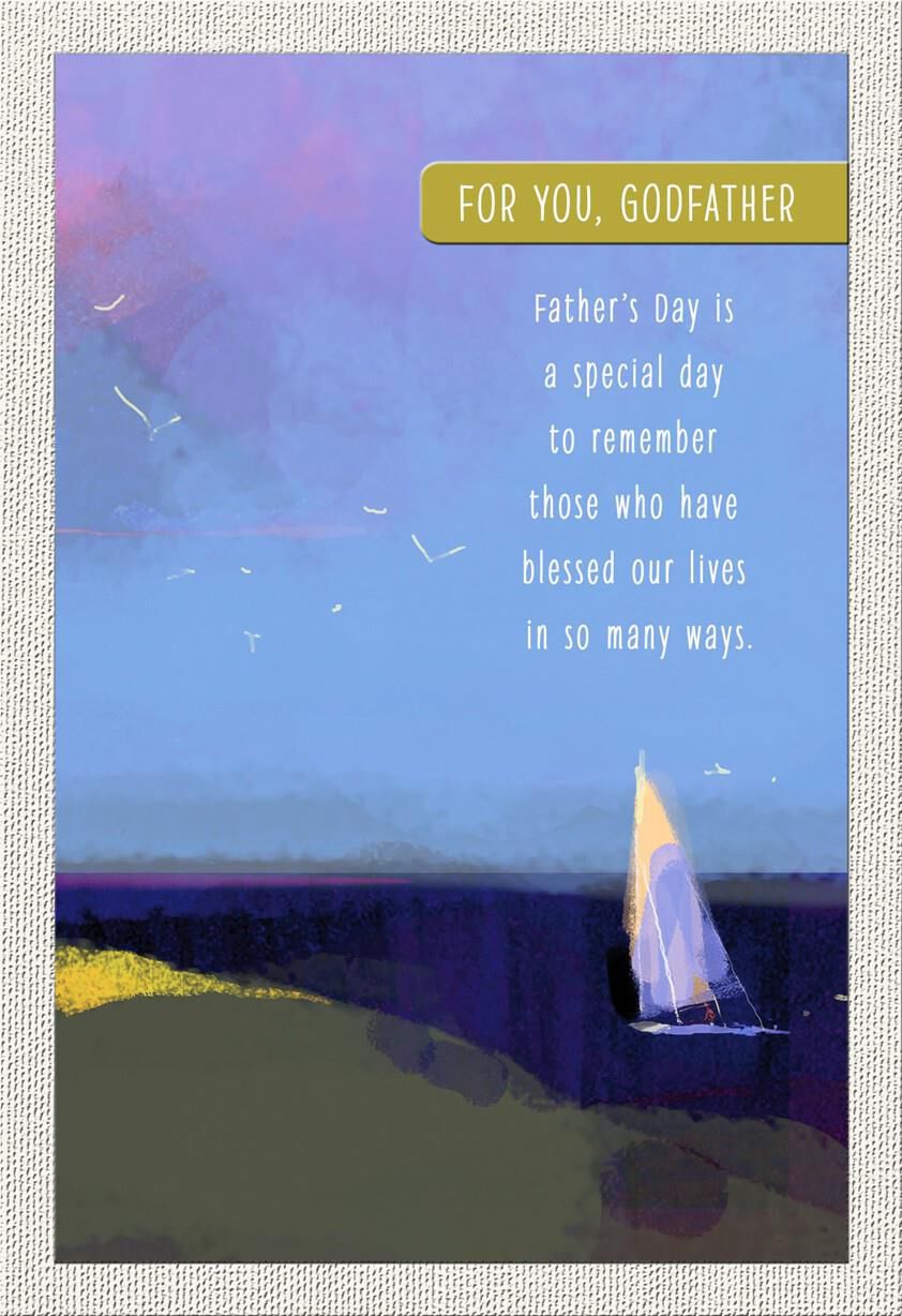 Blessed by You Father’s Day Card for Godfather