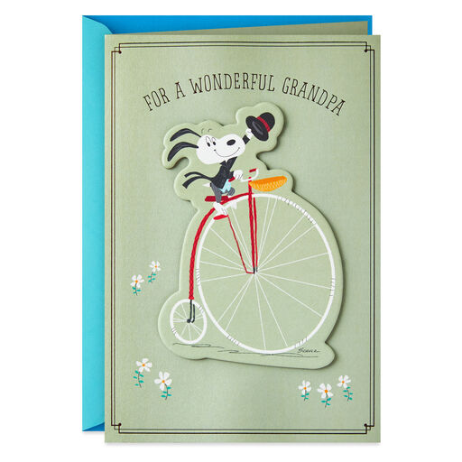 Peanuts® Snoopy Wonderful Grandpa Father's Day Card, 
