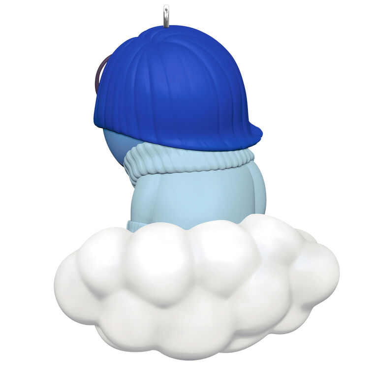 Inside Out Sadness on Cloud Keepsake Ornament Back image number 6