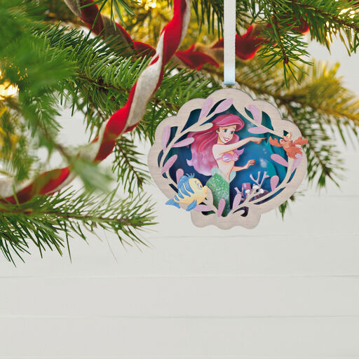 Disney The Little Mermaid Ariel and Friends Papercraft Ornament, 