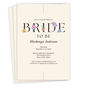 Flowered Letters Personalized Shower Invitation front fanned image number 1