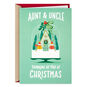 Snowmen Snowglobe Aunt and Uncle Christmas Card Card Front image number 1