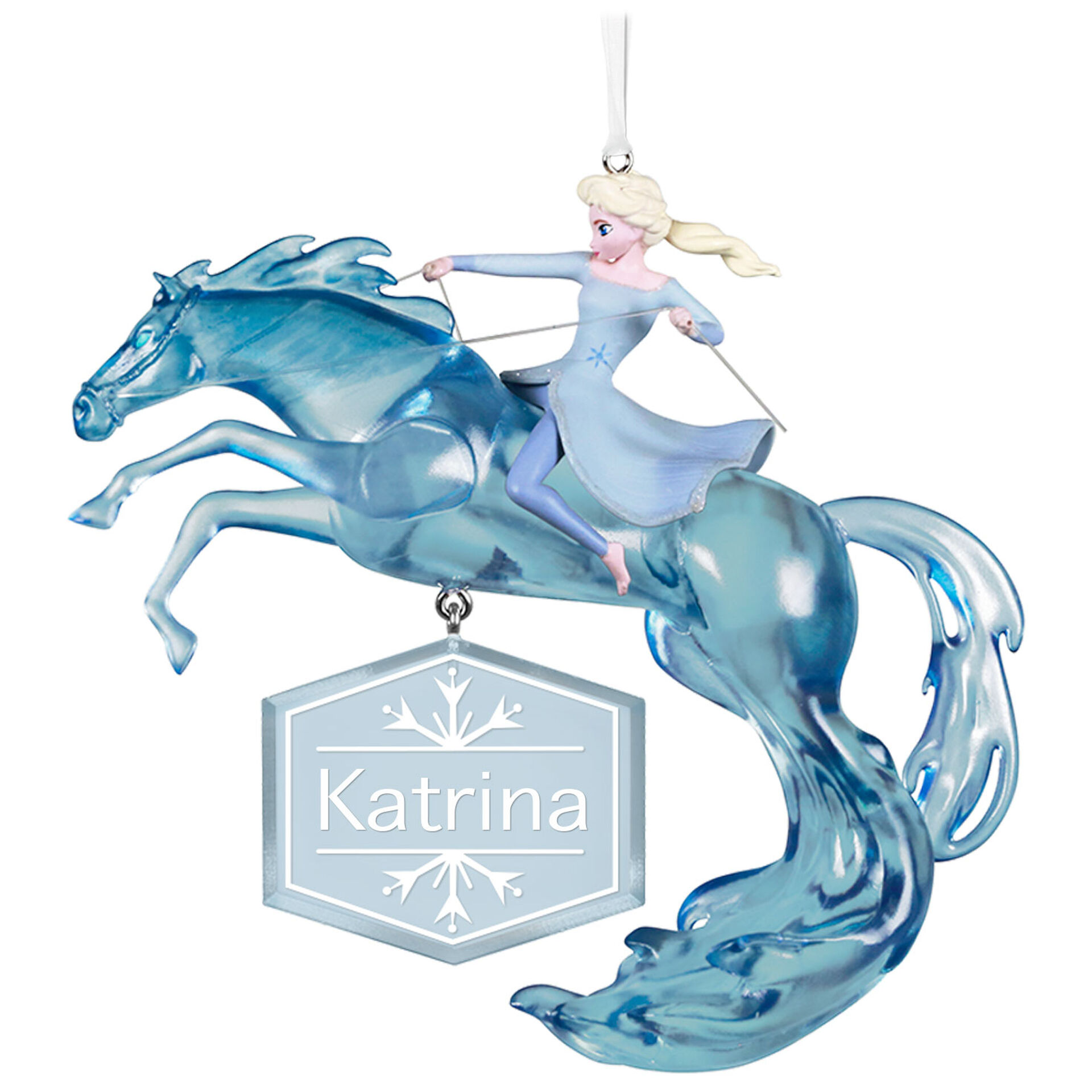 Disney Frozen 2 Elsa and Nokk Personalized Ornament