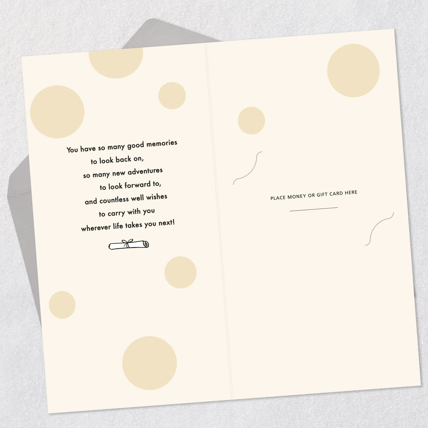 Tassel and Polka Dots Graduation Gift Card Holder  image number 4