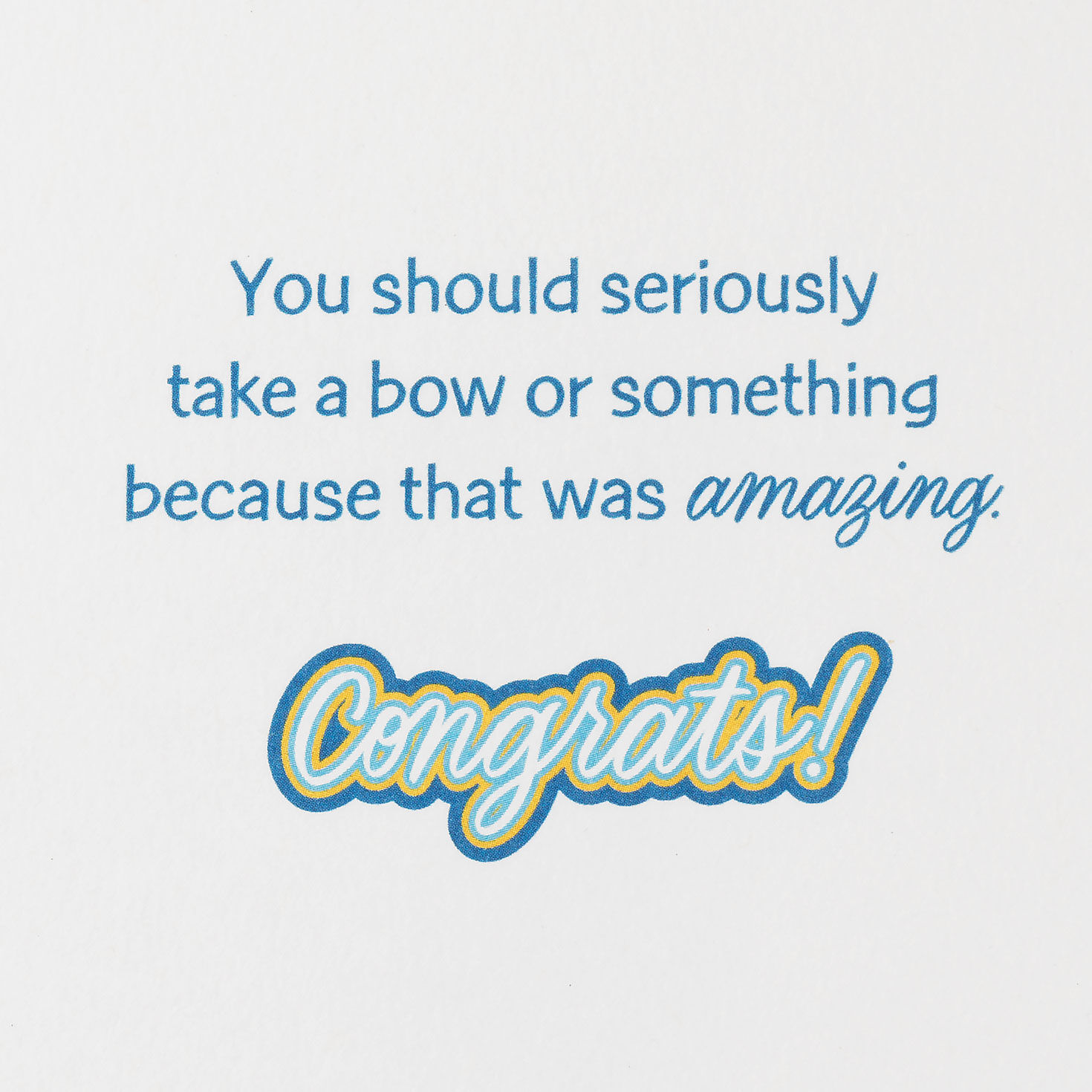 Holy Crap! Congratulations Card, , large image number 2